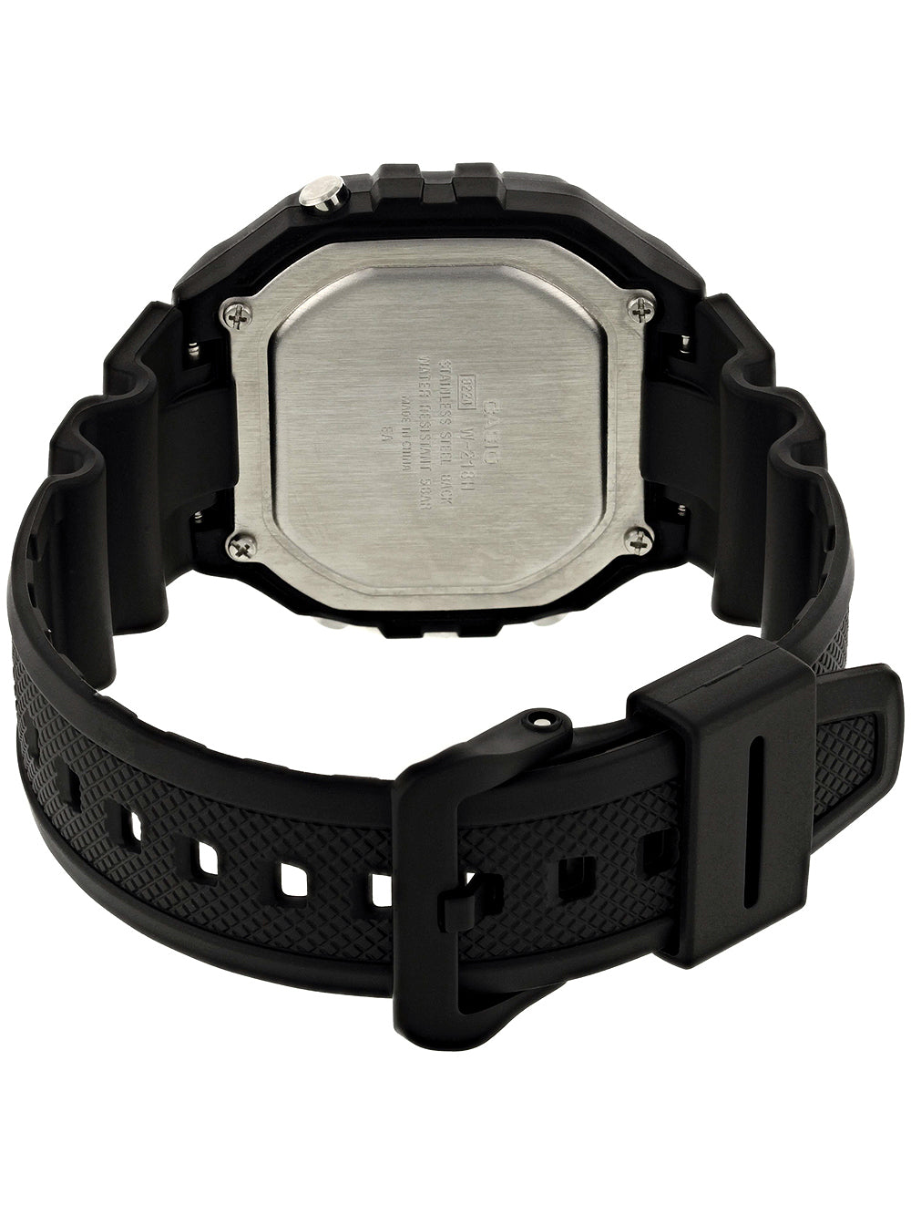 Casio W-218H-1AVEF Collection men's watch 43mm 5ATM