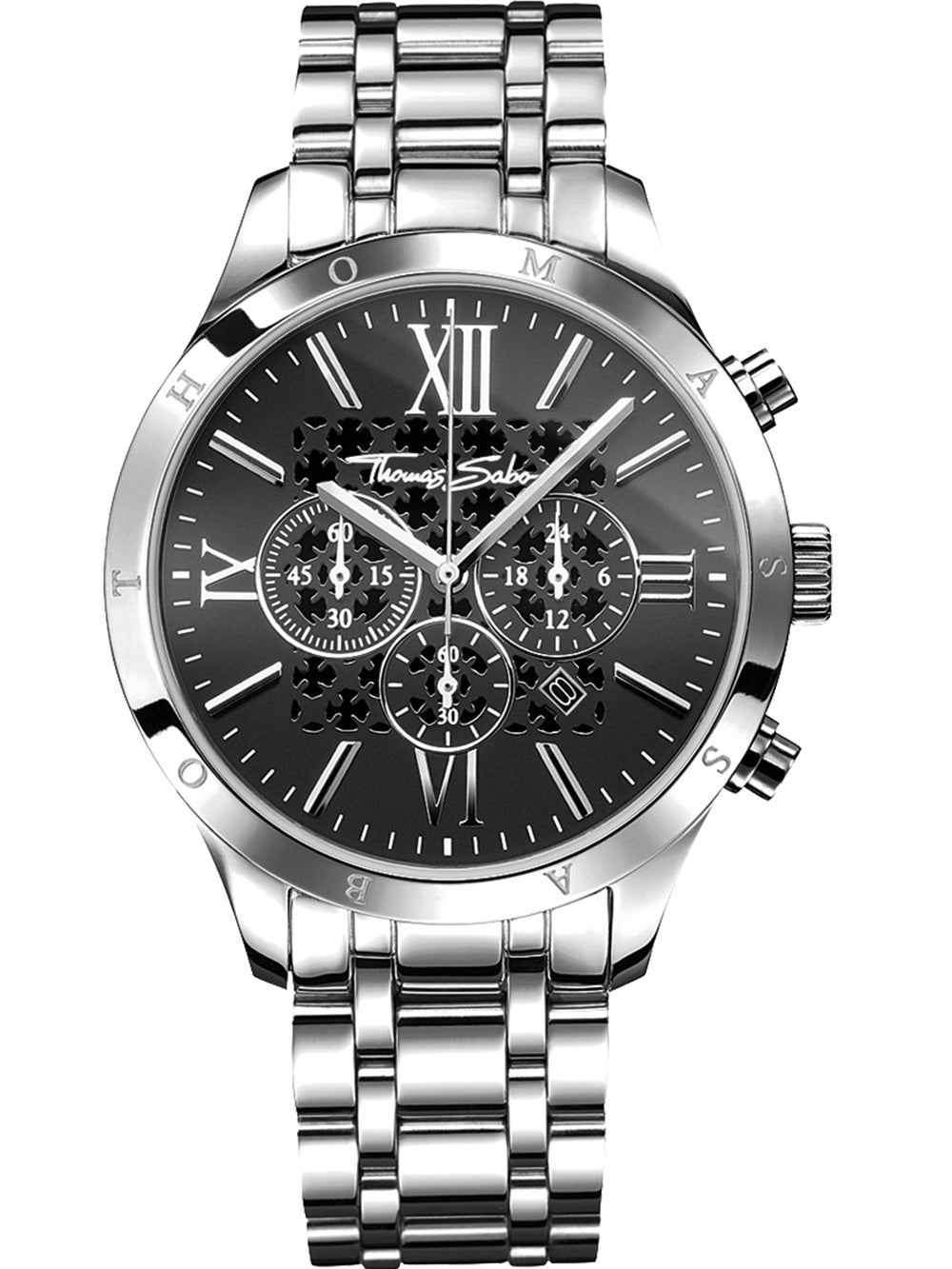Thomas Sabo WA0015-201-203 Rebel Urban Chronograph men's watch 43mm 5ATM