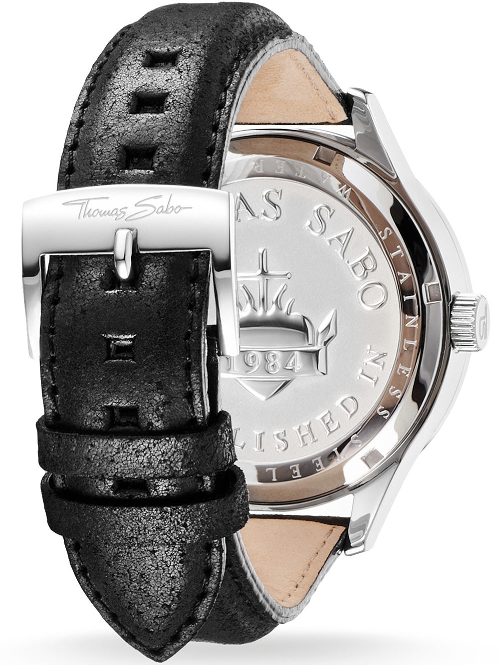 Thomas Sabo WA0210-218-203 Rebel Icon men's watch 43mm 5ATM