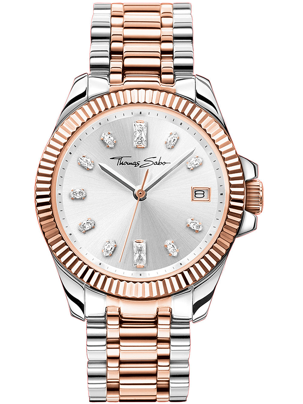 Thomas Sabo WA0371-277-201 Bicolor women's watch 33mm 5ATM