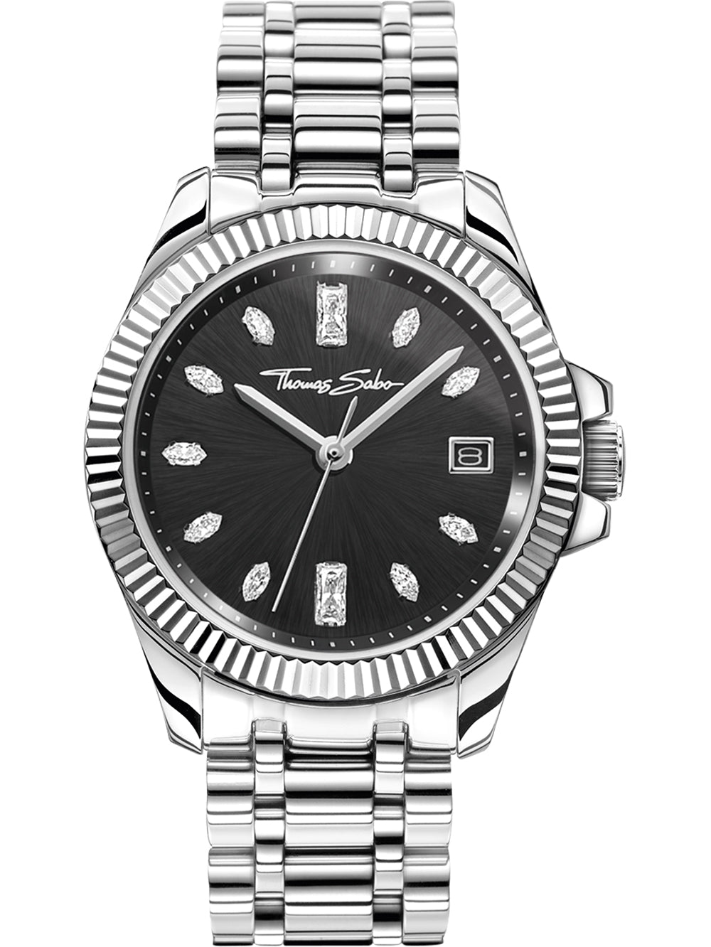 Thomas Sabo WA0406-201-203 watch Divine Black 33mm 10ATM