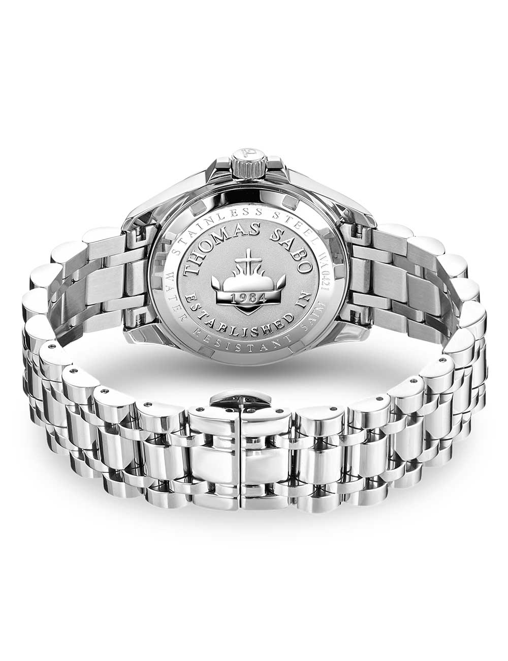Thomas Sabo WA0421-201-201 women's watch Divine Flower 33mm 5ATM