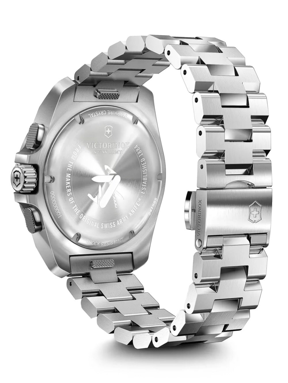 Victorinox 241985 men's watch INOX Chronograph 43mm 20ATM