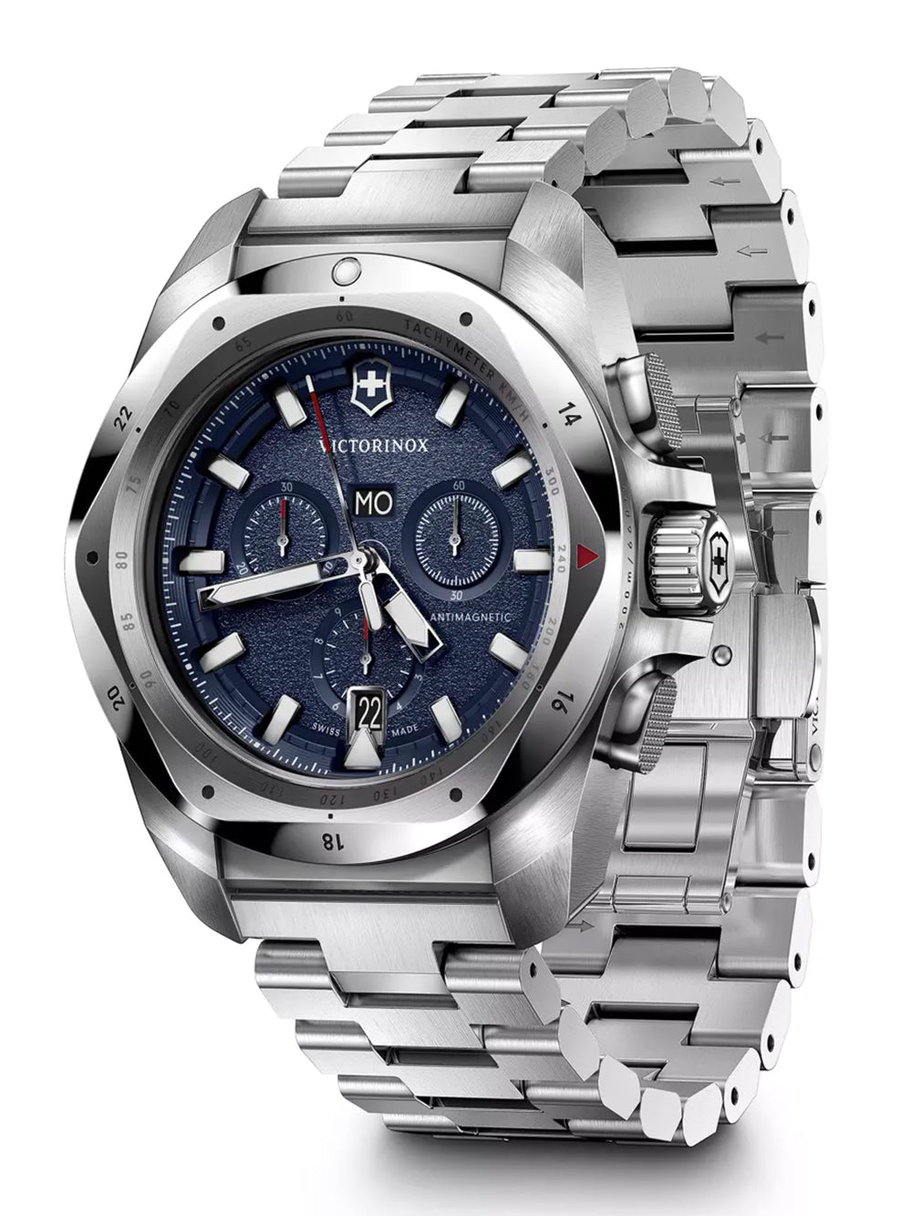 Victorinox 241985 men's watch INOX Chronograph 43mm 20ATM