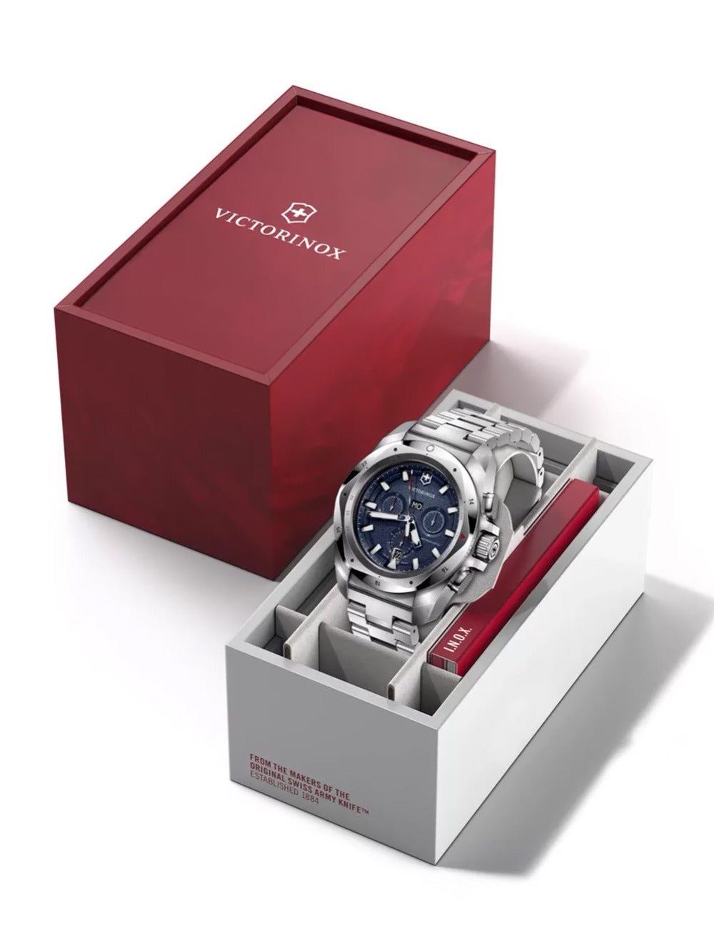 Victorinox 241985 men's watch INOX Chronograph 43mm 20ATM