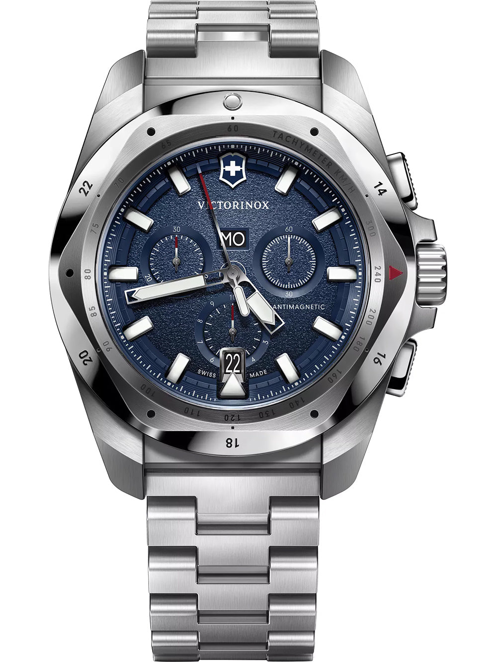 Victorinox 241985 men's watch INOX Chronograph 43mm 20ATM