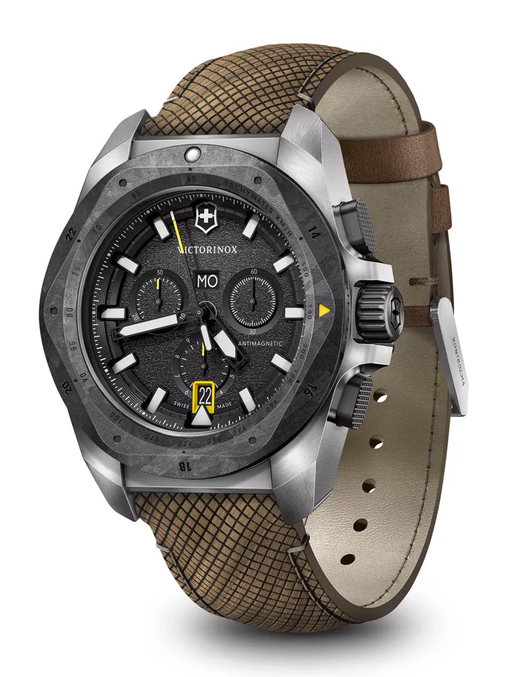 Victorinox 241988.1 men's watch INOX Titanium Chronograph 43mm 20ATM