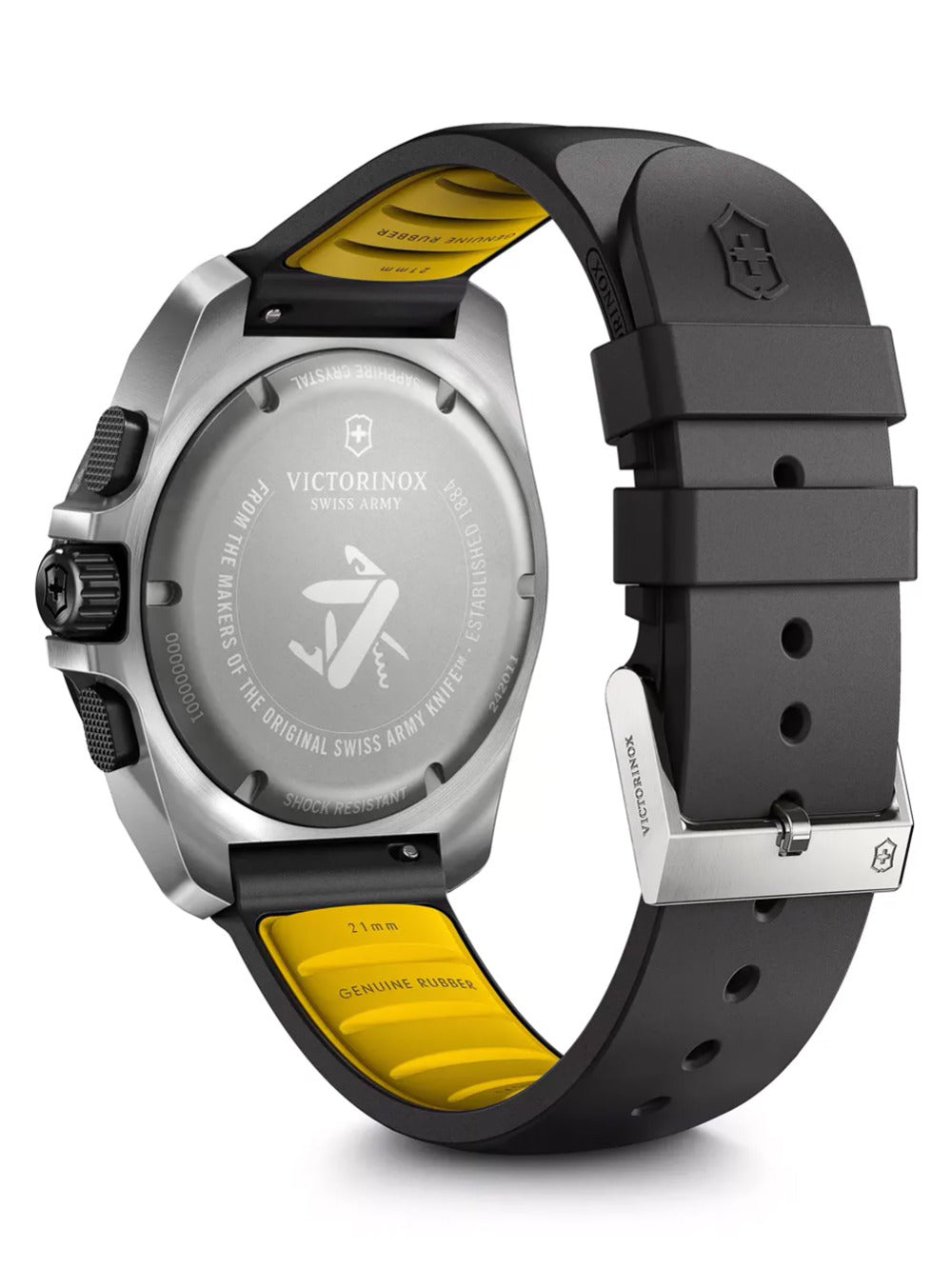 Victorinox 242011 men's watch INOX Titanium Chronograph 43mm 20ATM