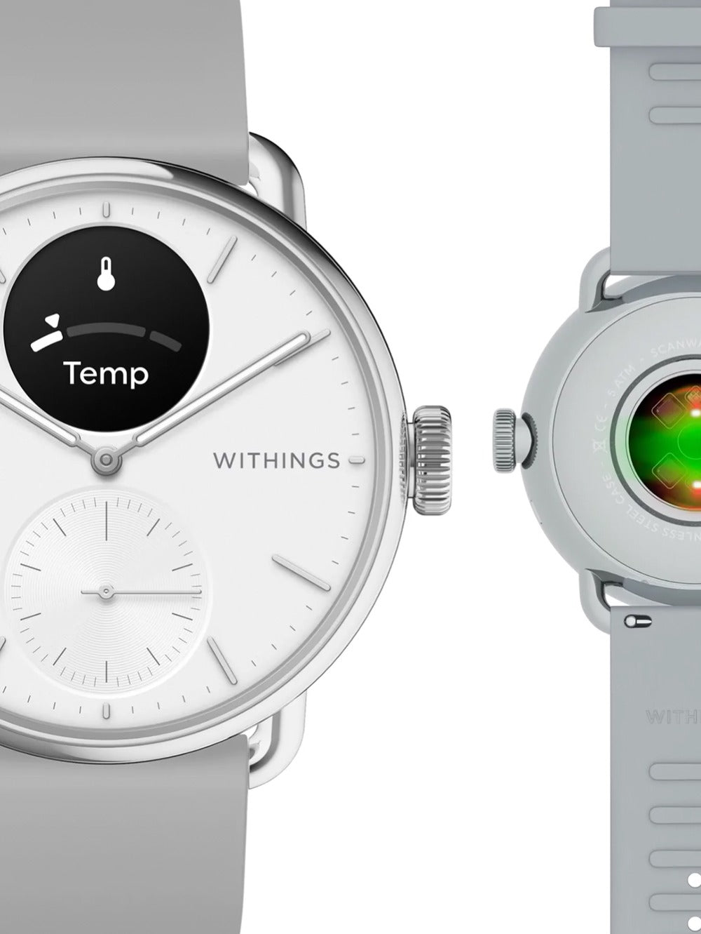 Withings HWA10-model 2-All-Int Scan watch 2 White 38 mm 5ATM