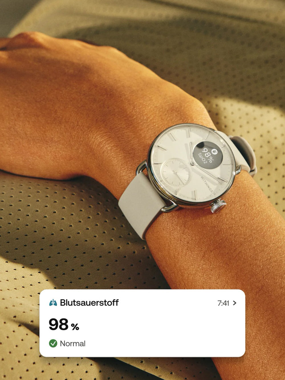 Withings HWA10-model 2-All-Int Scan watch 2 White 38 mm 5ATM