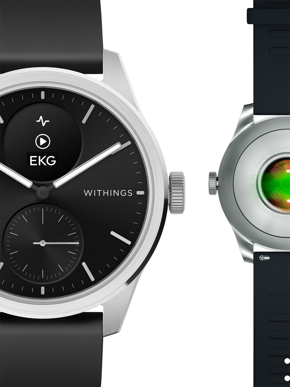 Withings HWA10-model 4-All-Int Scan watch 2 Black 42 mm 5ATM