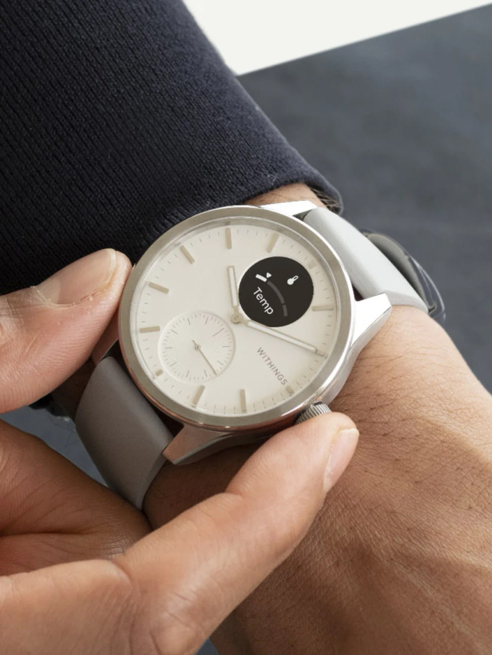 Withings HWA10-model 5-All-Int Scan watch 2 White 42 mm 5ATM