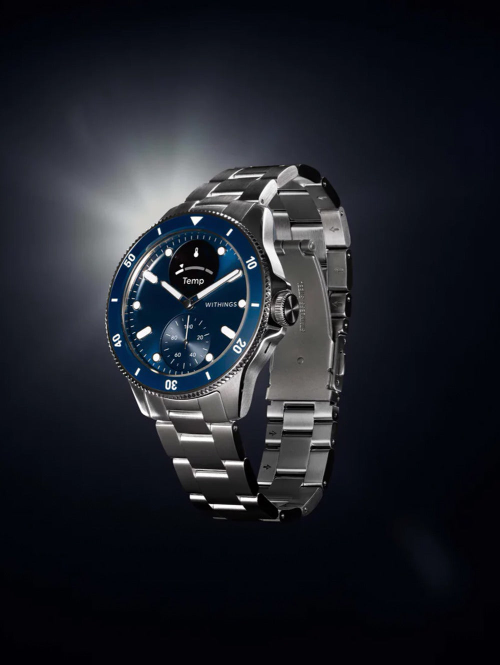 Withings HWA10-model 7-All-Int Scan watch Nova Blue 43mm 10ATM