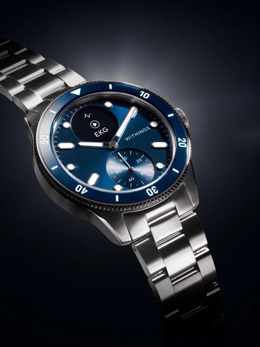 Withings HWA10-model 7-All-Int Scan watch Nova Blue 43mm 10ATM