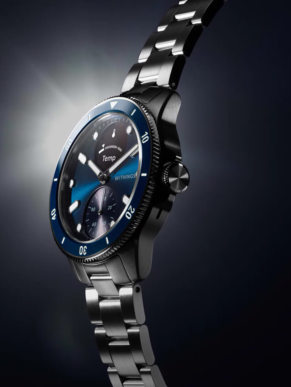 Withings HWA10-model 7-All-Int Scan watch Nova Blue 43mm 10ATM