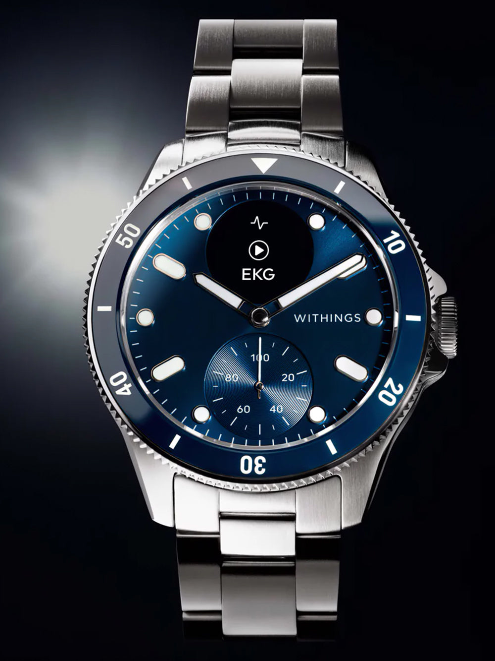 Withings HWA10-model 7-All-Int Scan watch Nova Blue 43mm 10ATM