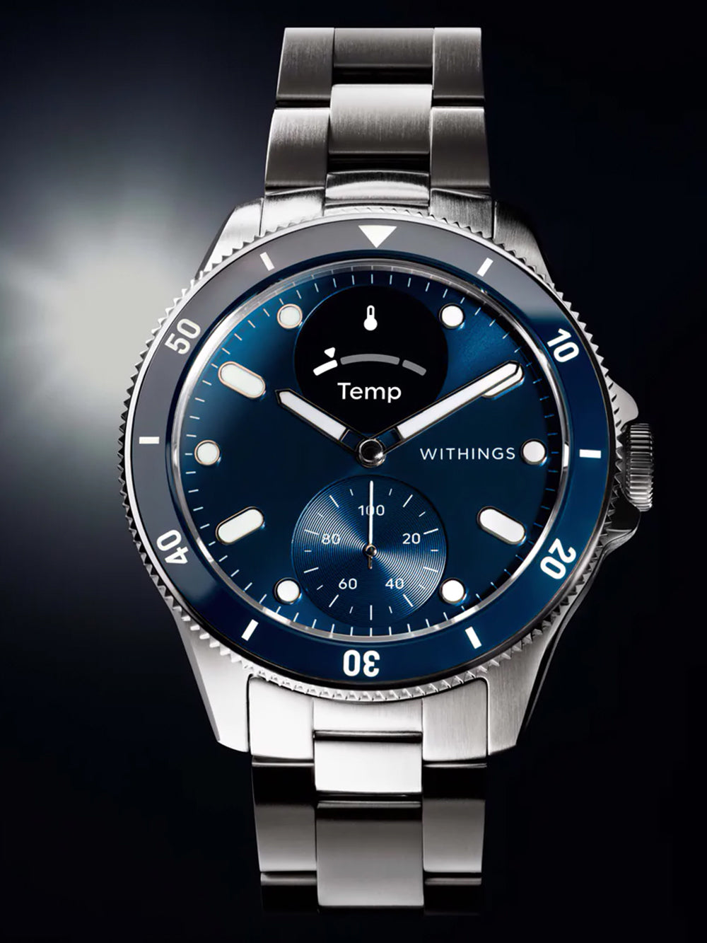 Withings HWA10-model 7-All-Int Scan watch Nova Blue 43mm 10ATM