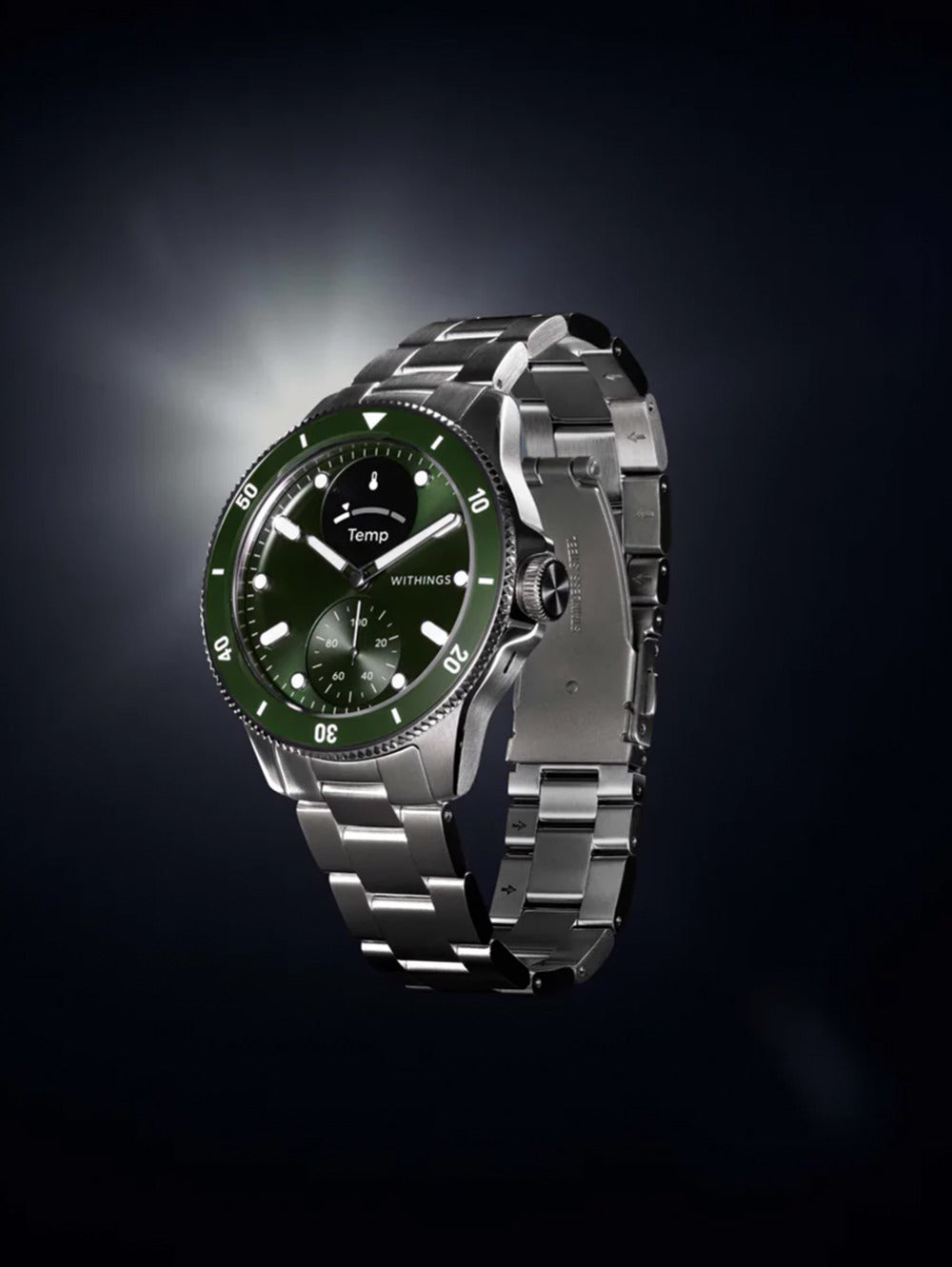 Withings HWA10-model 8-All-Int Scan watch Nova Green 43mm 10ATM
