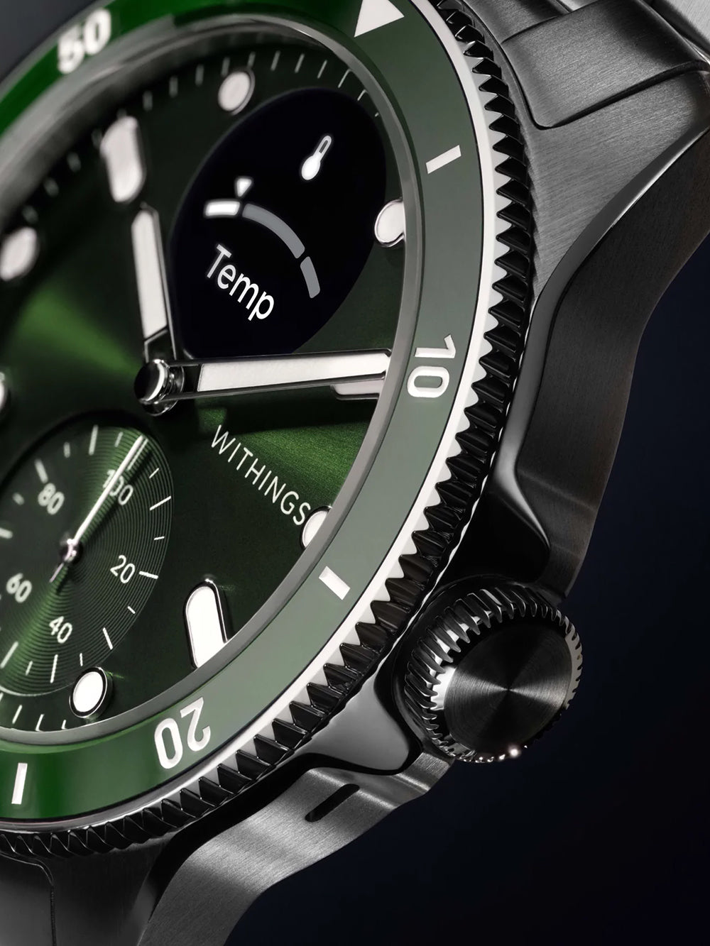 Withings HWA10-model 8-All-Int Scan watch Nova Green 43mm 10ATM