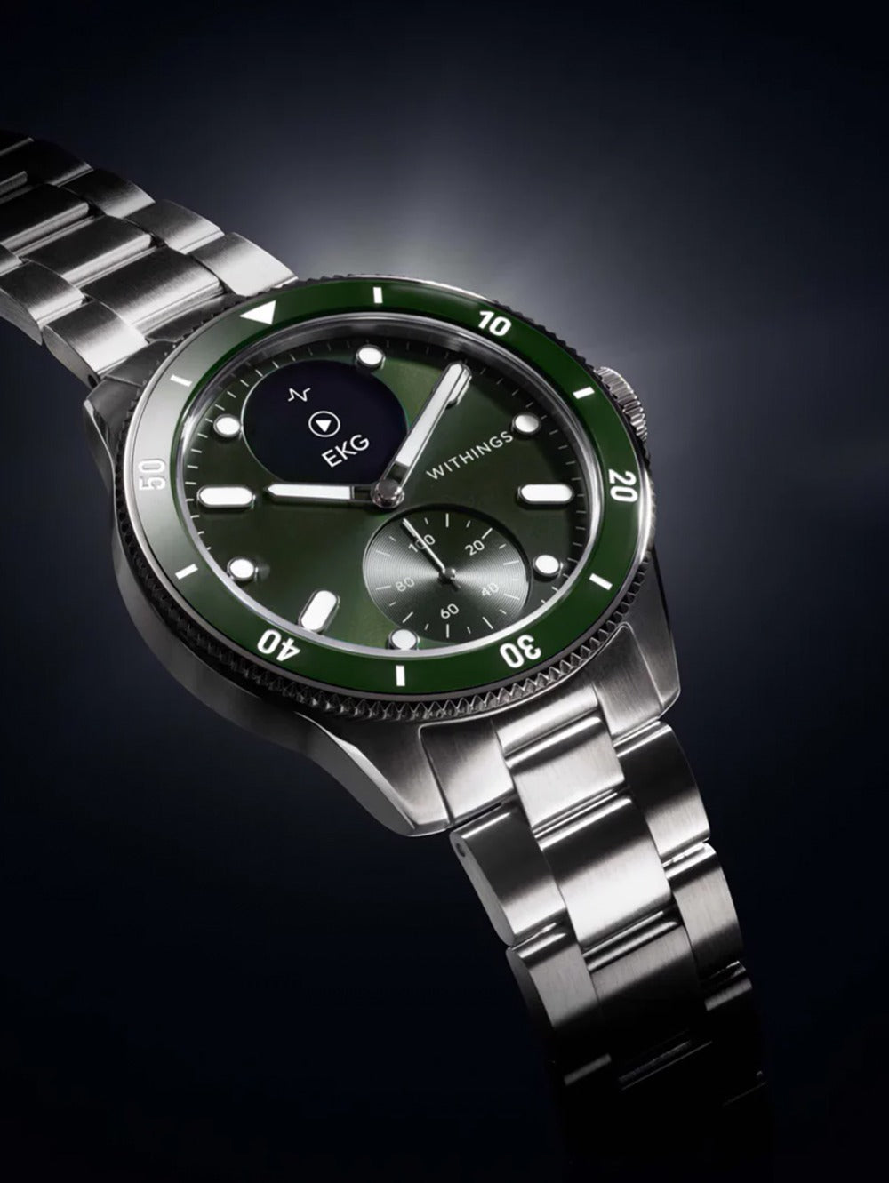 Withings HWA10-model 8-All-Int Scan watch Nova Green 43mm 10ATM