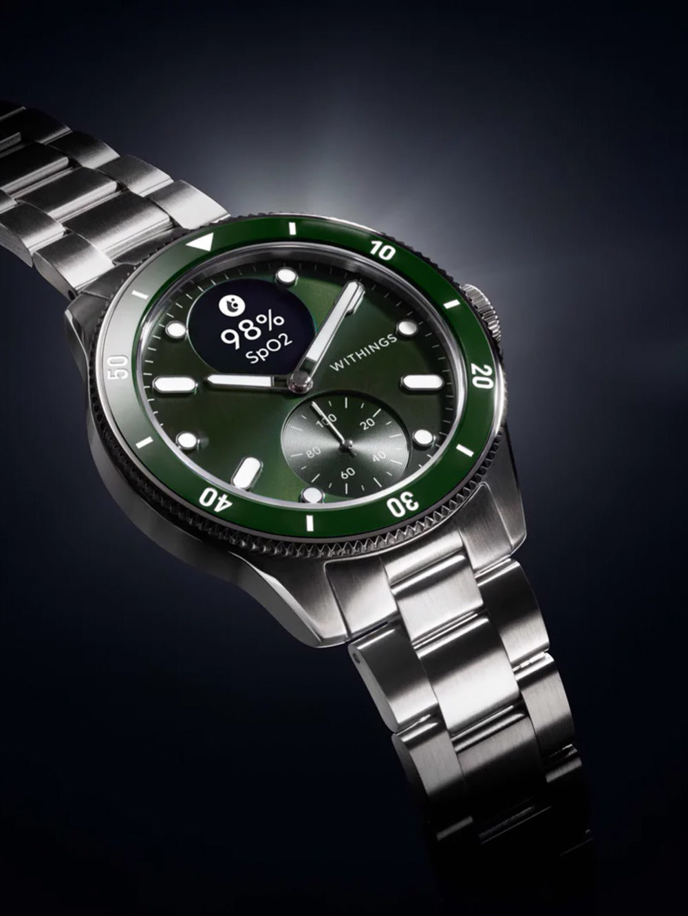 Withings HWA10-model 8-All-Int Scan watch Nova Green 43mm 10ATM