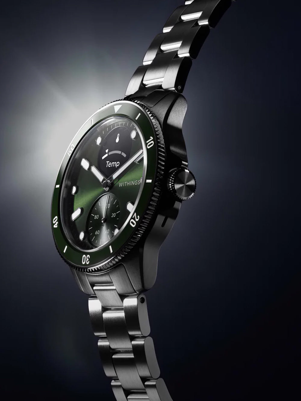 Withings HWA10-model 8-All-Int Scan watch Nova Green 43mm 10ATM