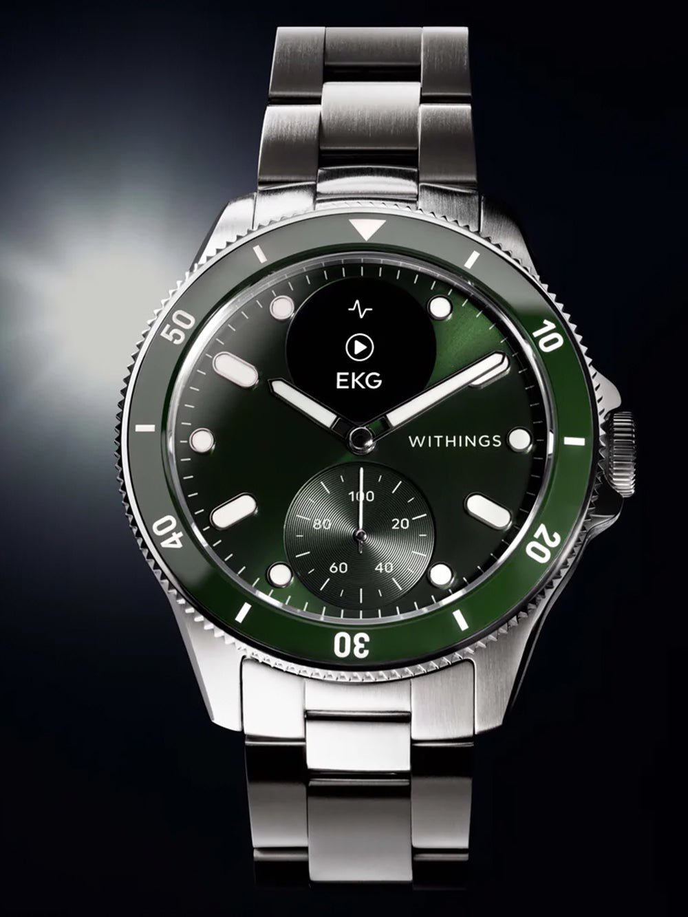 Withings HWA10-model 8-All-Int Scan watch Nova Green 43mm 10ATM