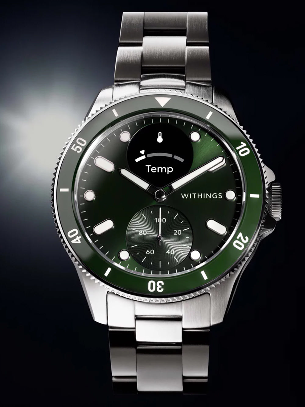Withings HWA10-model 8-All-Int Scan watch Nova Green 43mm 10ATM