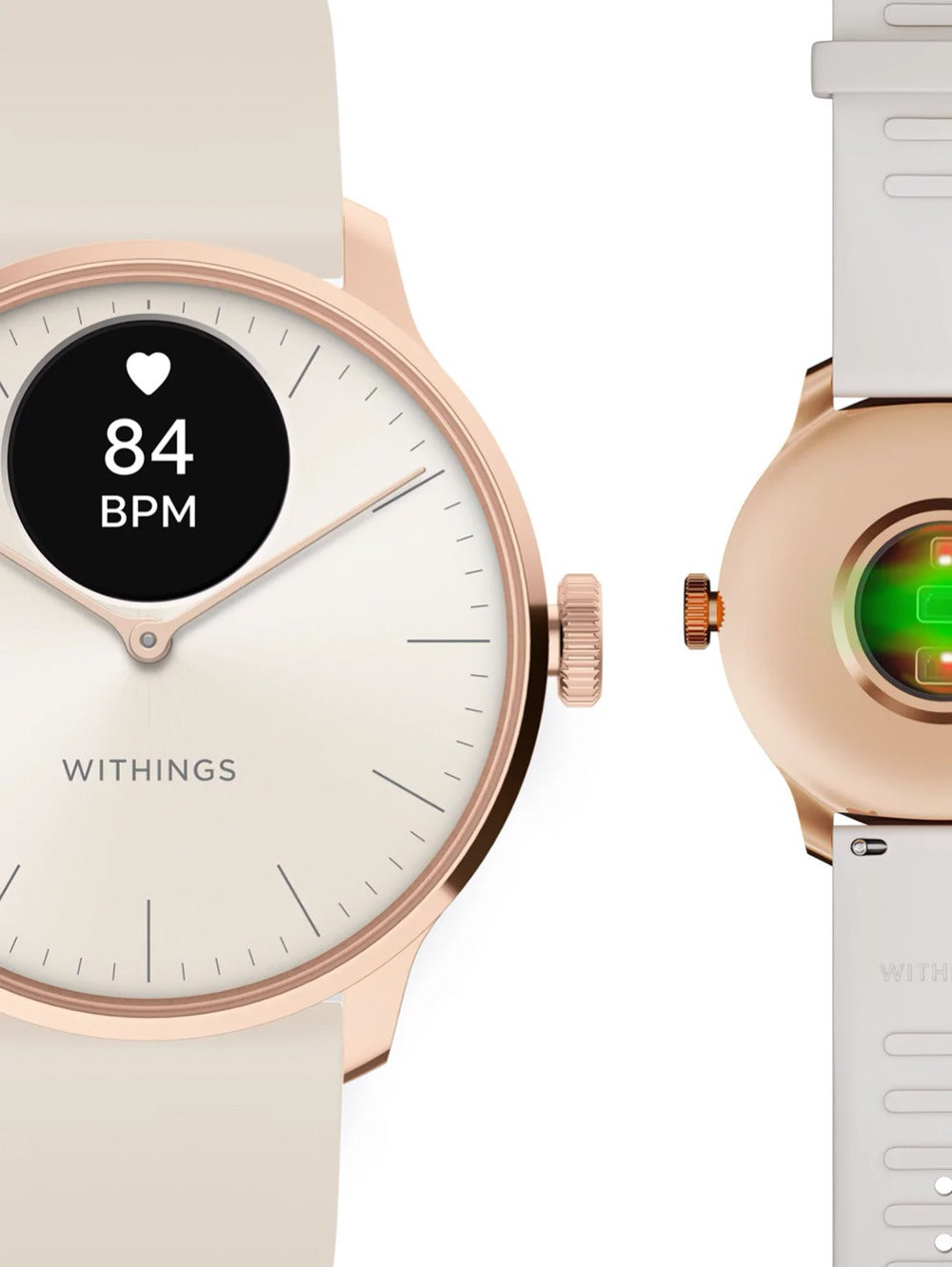 Withings HWA11-model 1-All-Int Scan watch Light Sand 37 mm 5ATM