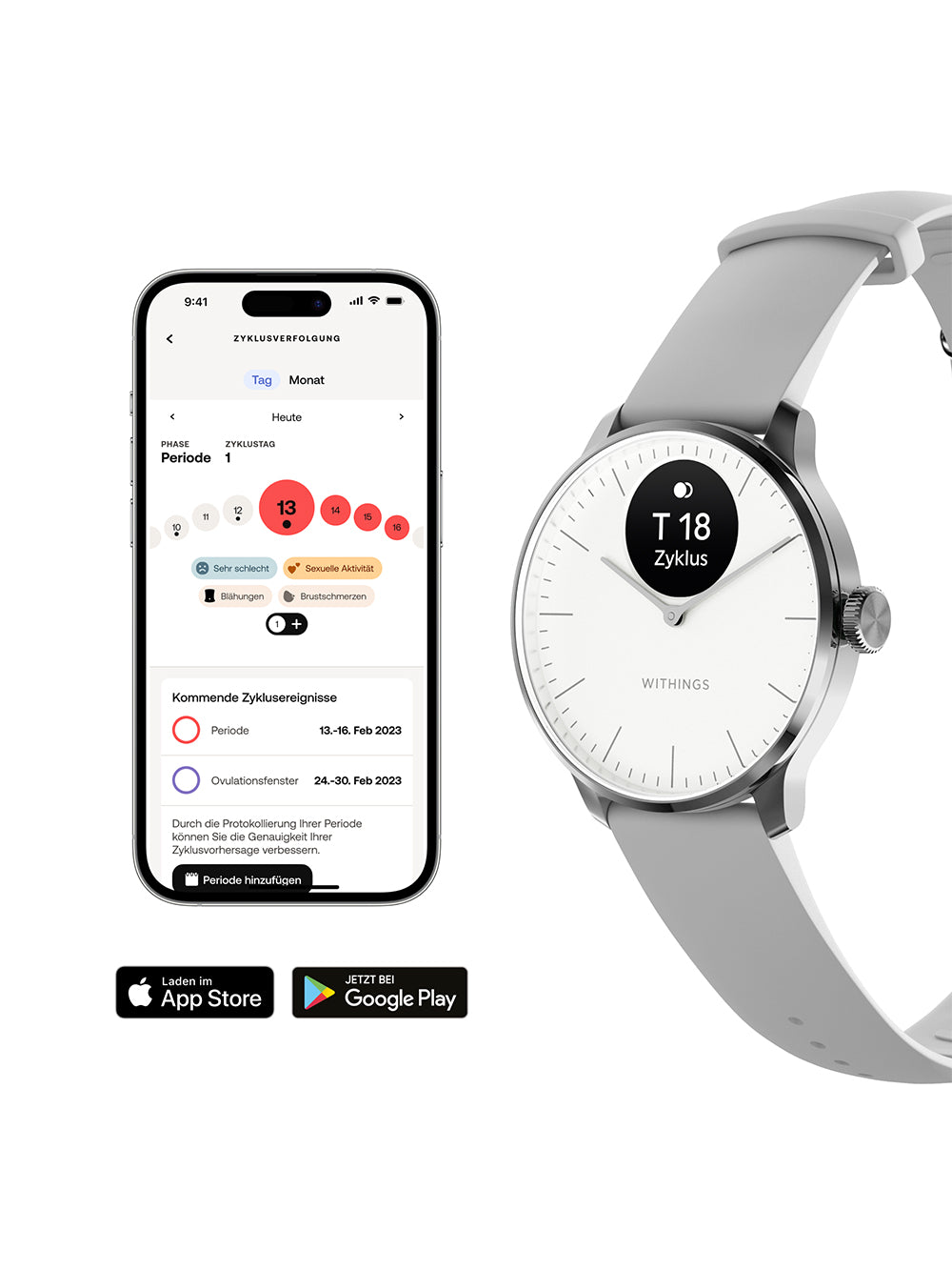 Withings HWA11-model 3-All-Int Scan watch Light White 37 mm 5ATM