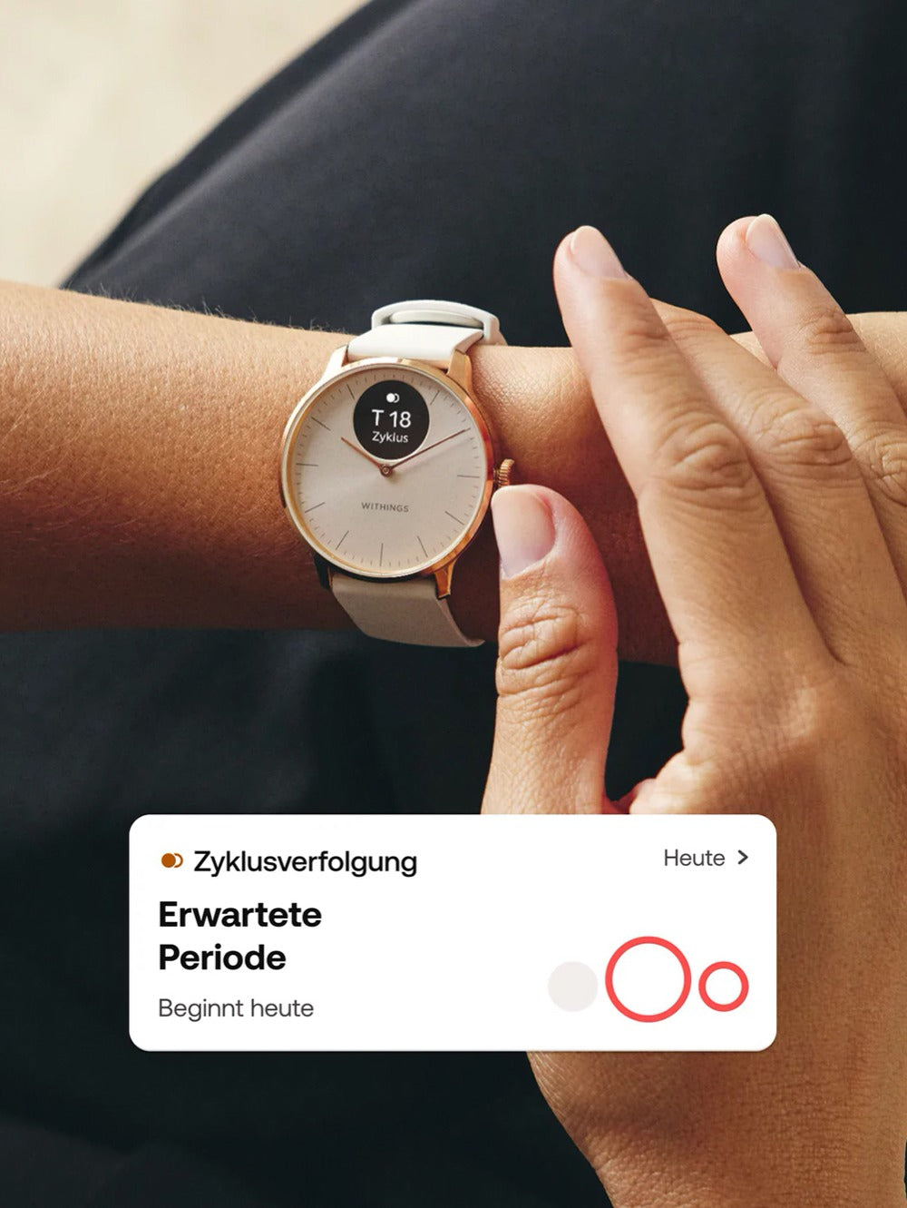 Withings HWA11-model 5-All-Int Scan watch Light Black 37 mm 5ATM