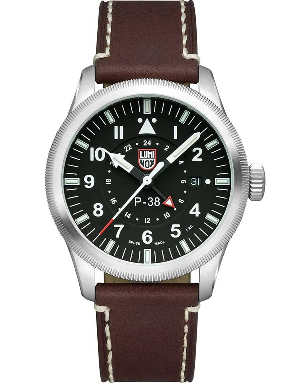 Luminox XA.9521 men's watch P-38 Air Pilot GMT 42mm 100M