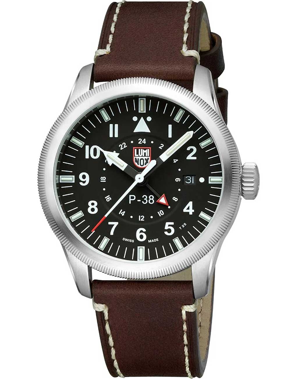 Luminox XA.9521 men's watch P-38 Air Pilot GMT 42mm 100M
