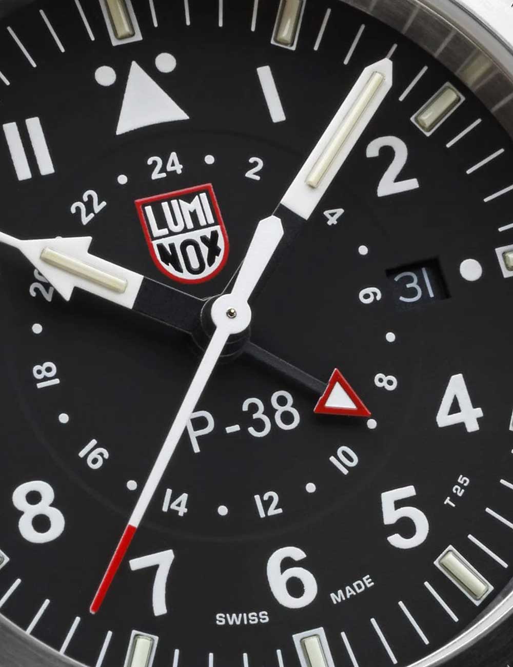 Luminox XA.9521 men's watch P-38 Air Pilot GMT 42mm 100M