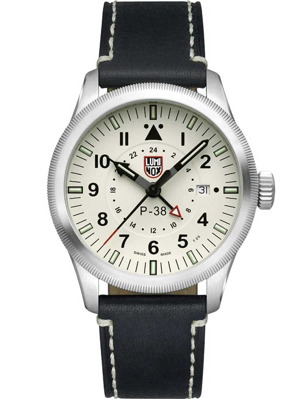 Luminox XA.9527 men's watch P-38 Air Pilot GMT 42mm 100M