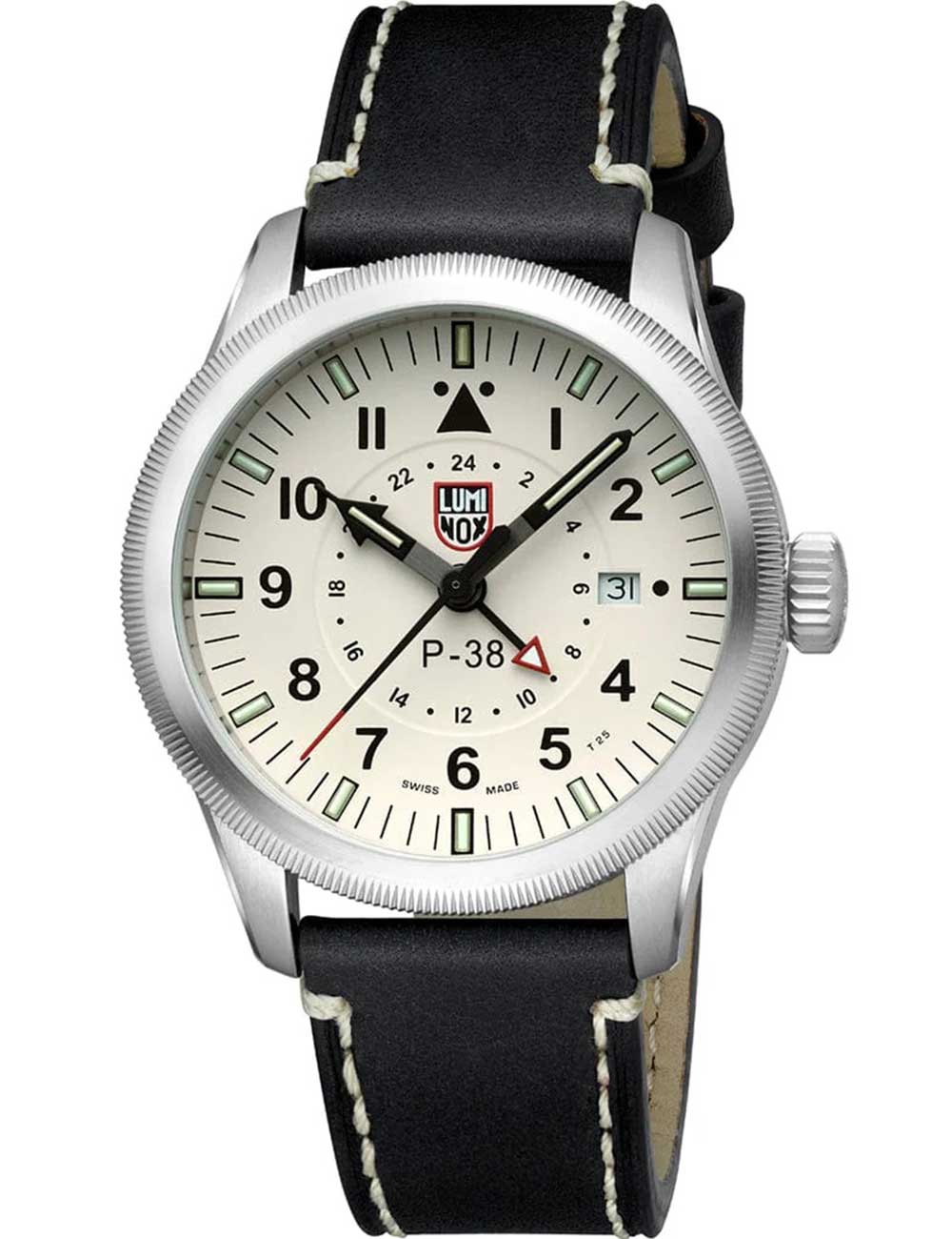 Luminox XA.9527 men's watch P-38 Air Pilot GMT 42mm 100M