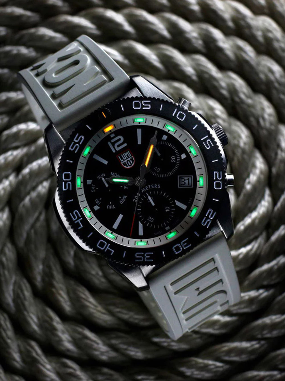 Luminox XS.3141 men's watch Pacific Diver Chronograph 44mm 20ATM