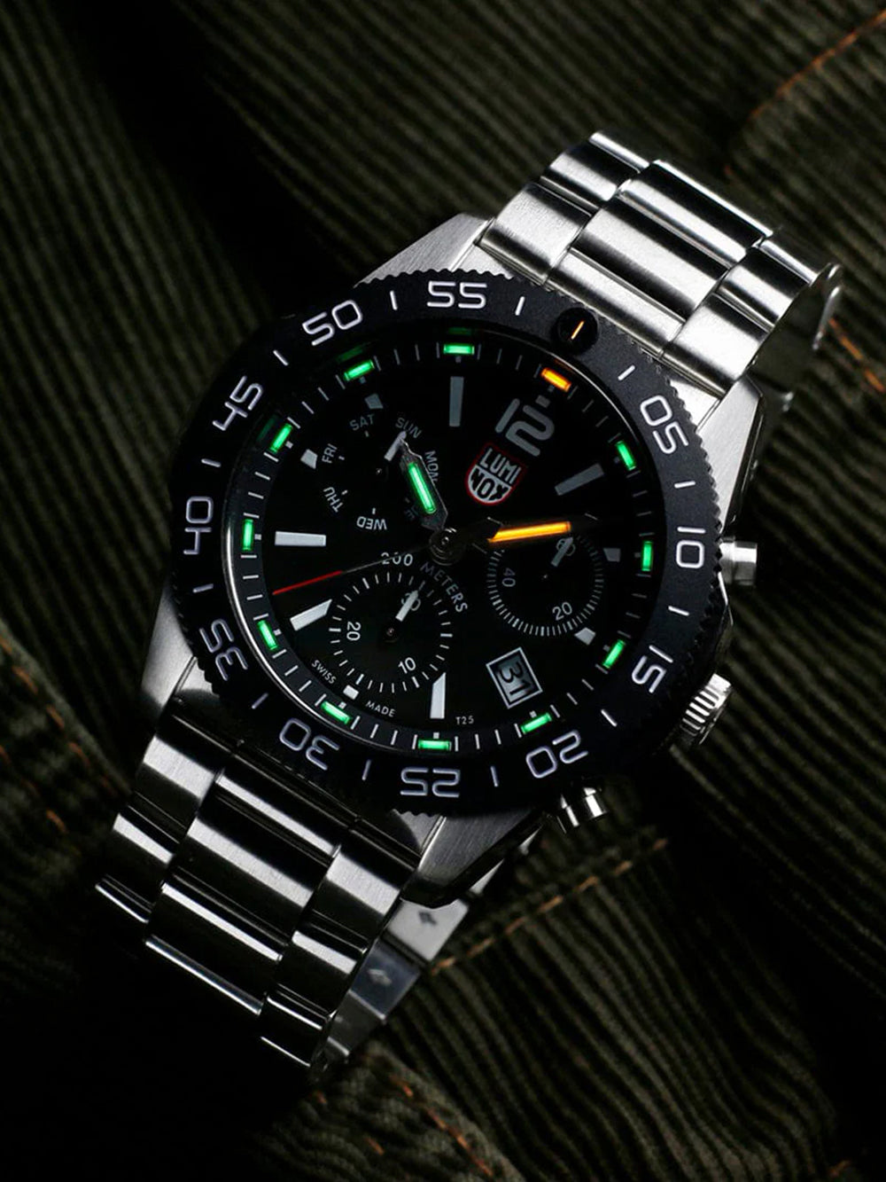 Luminox XS.3142 men's watch Pacific Diver Chronograph 44mm 20ATM