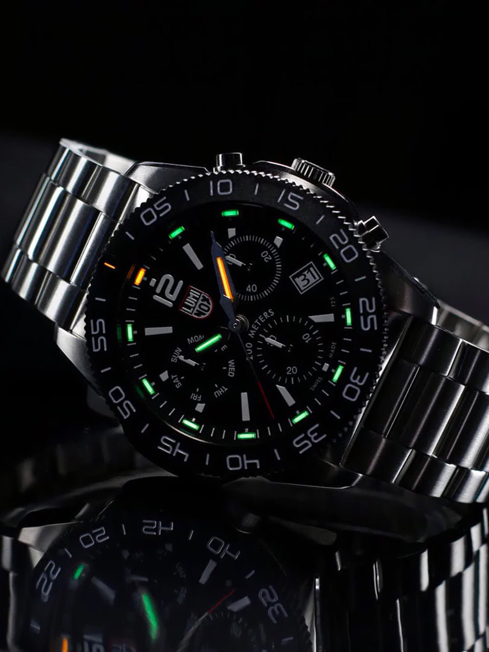 Luminox XS.3142 men's watch Pacific Diver Chronograph 44mm 20ATM