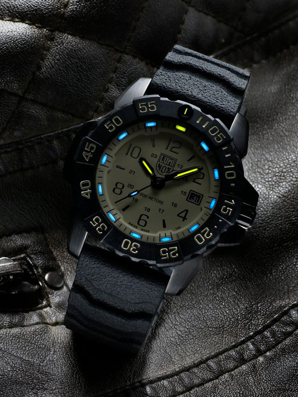 Luminox XS.3251.CB.NSF.SET men's watch Navy Seal Foundation Set 45mm 20ATM