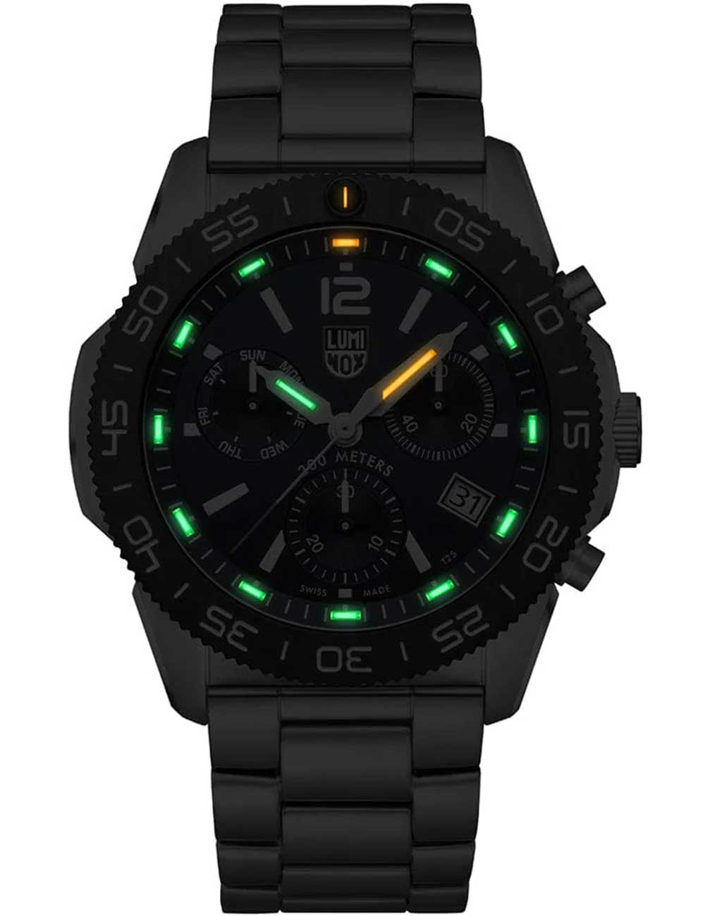 Luminox XS.3144 men's watch Pacific Diver Chronograph 44mm 20ATM