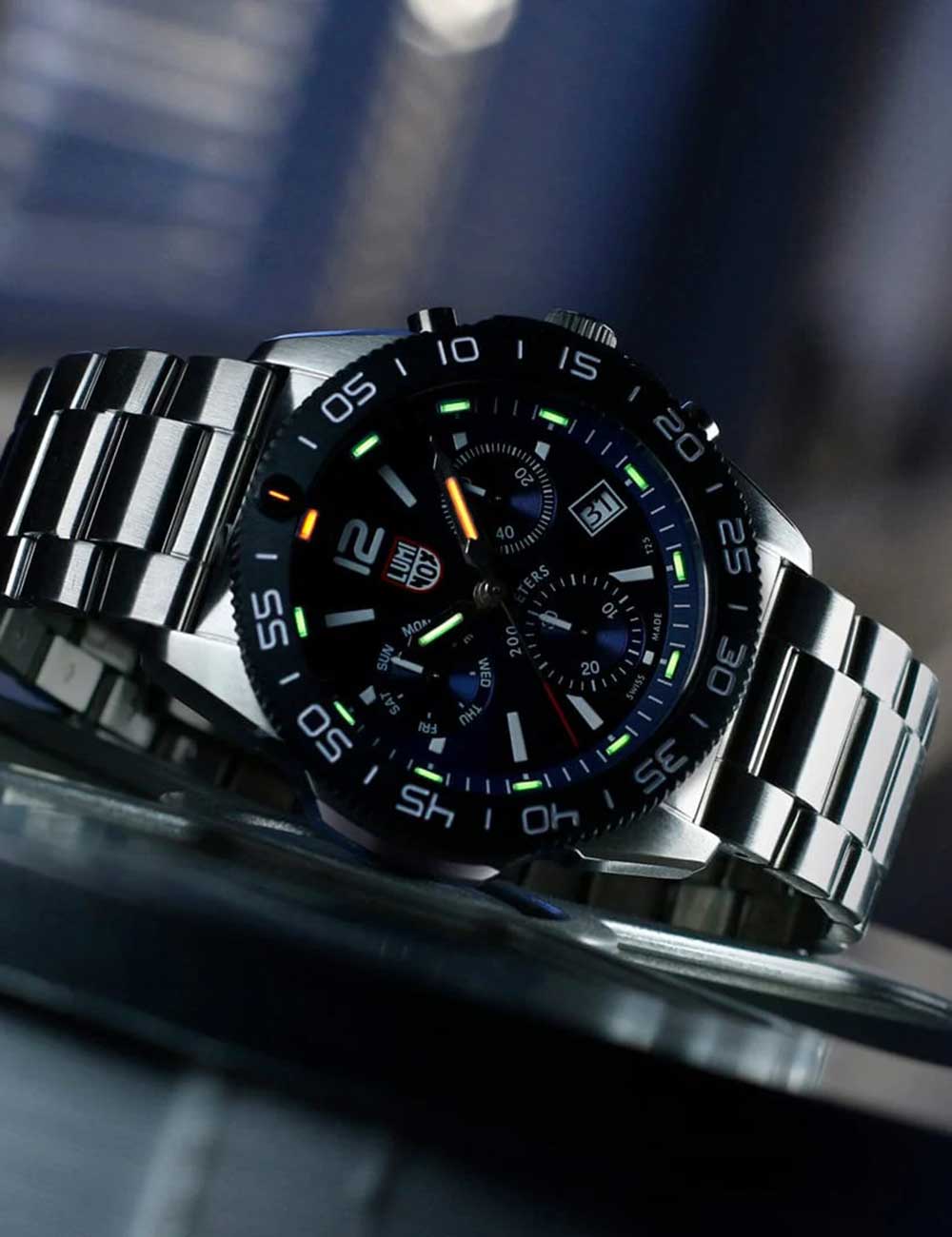 Luminox XS.3144 men's watch Pacific Diver Chronograph 44mm 20ATM