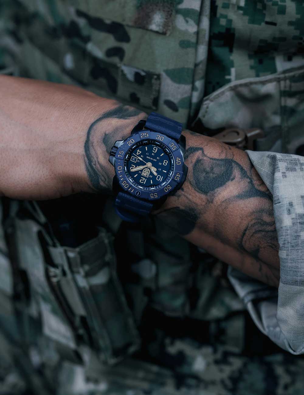 Luminox XS.3255.CB.NSF men's watch Navy Seal Back to the Blue 45mm 20ATM
