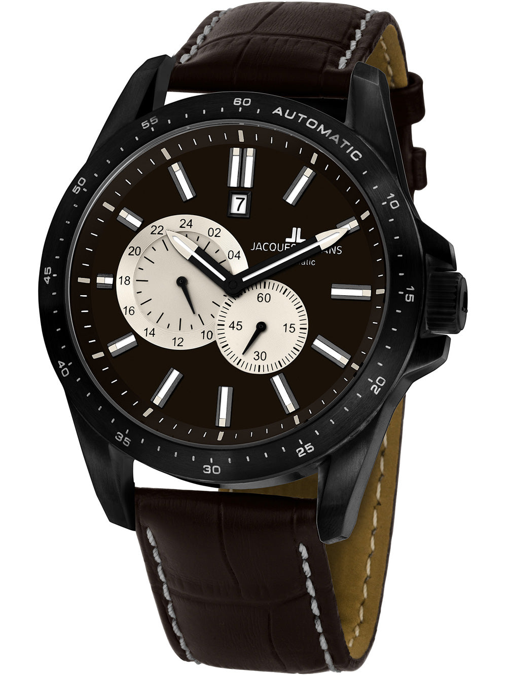 Jacques Lemans 1-1775E Liverpool Automatic men's watch 50mm 10 ATM