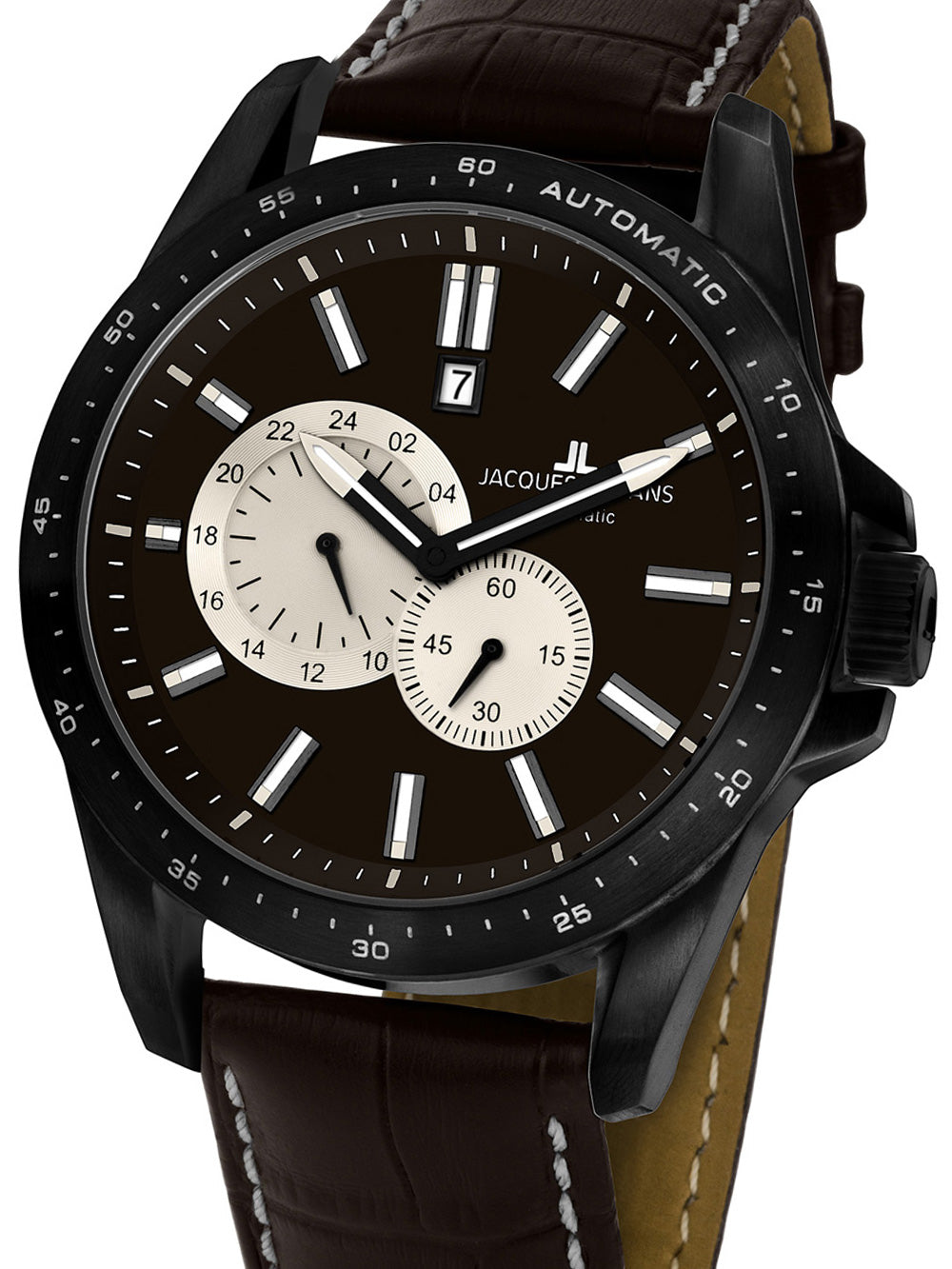 Jacques Lemans 1-1775E Liverpool Automatic men's watch 50mm 10 ATM