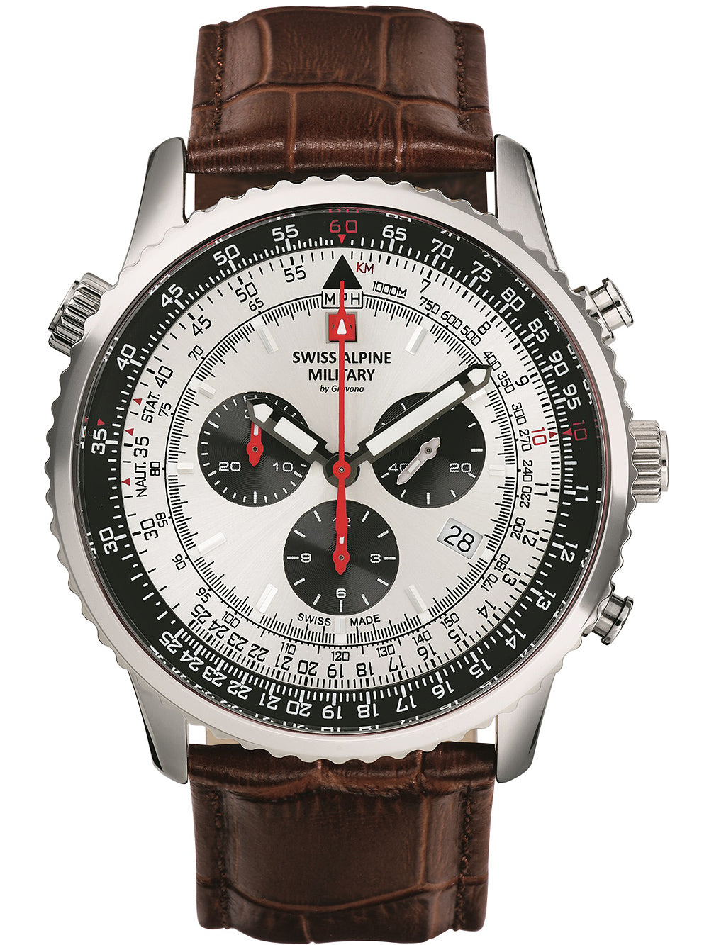 Swiss Alpine Military 7078.9532 chrono men's 45mm 10ATM