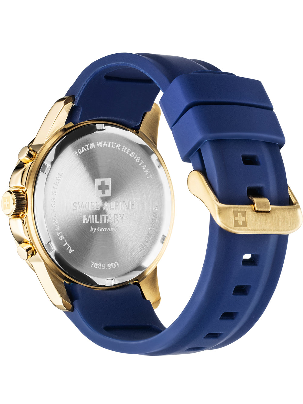 Swiss Alpine Military 7089.9815 Chronograph Men's Watch 44mm 10ATM