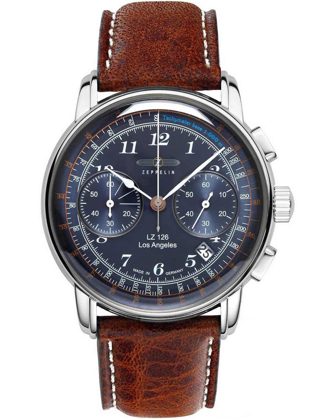 Zeppelin 7614-3 chrono LZ126 Los Angeles 43mm 5ATM