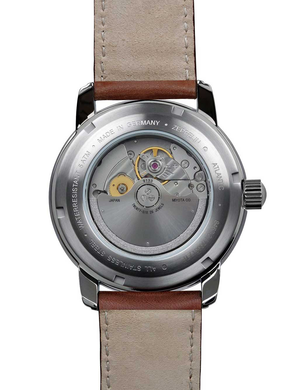 Zeppelin 8462-3 Atlantic automatic power reserve 43mm 5ATM