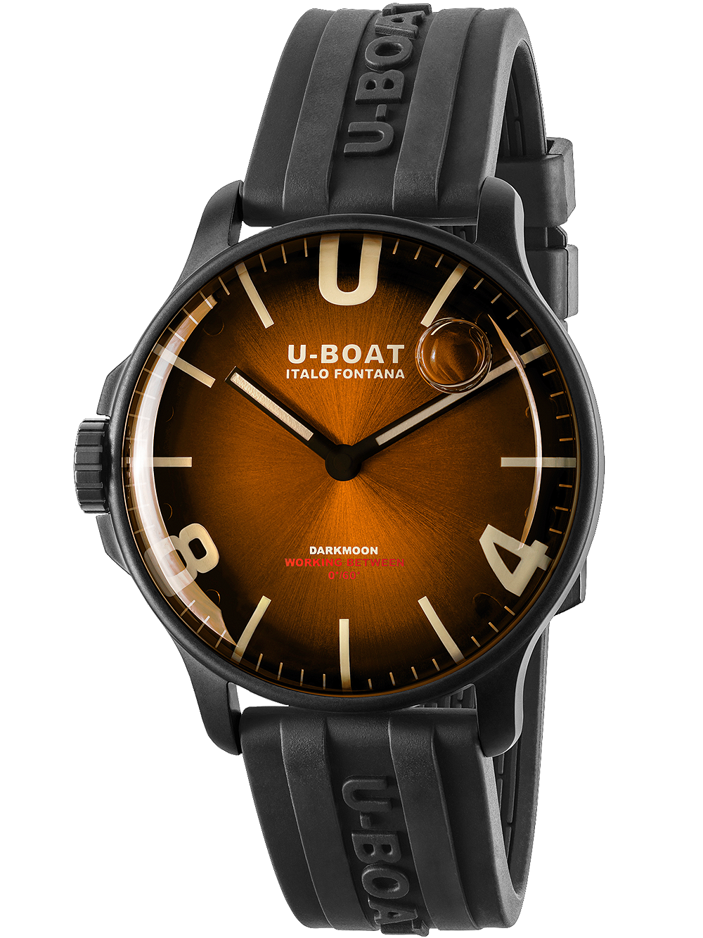 U-Boat 8699/B Darkmoon Brown IPB Soleil 44mm 5ATM
